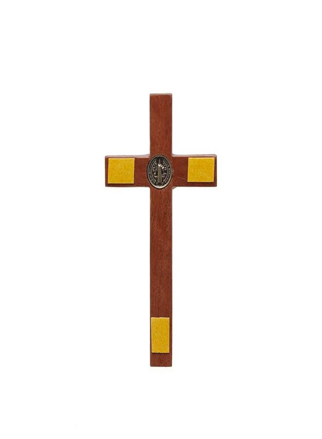 Intercession St Benedict Pocket-Sized Travel Crucifix, Wall Mount - Image 3